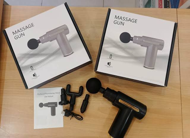 Premium 4-in-1 Deep Tissue Massage Gun – 6 Speed Percussion Muscle Massager for Neck, Back, Shoulder & Wrist Pain Relief
