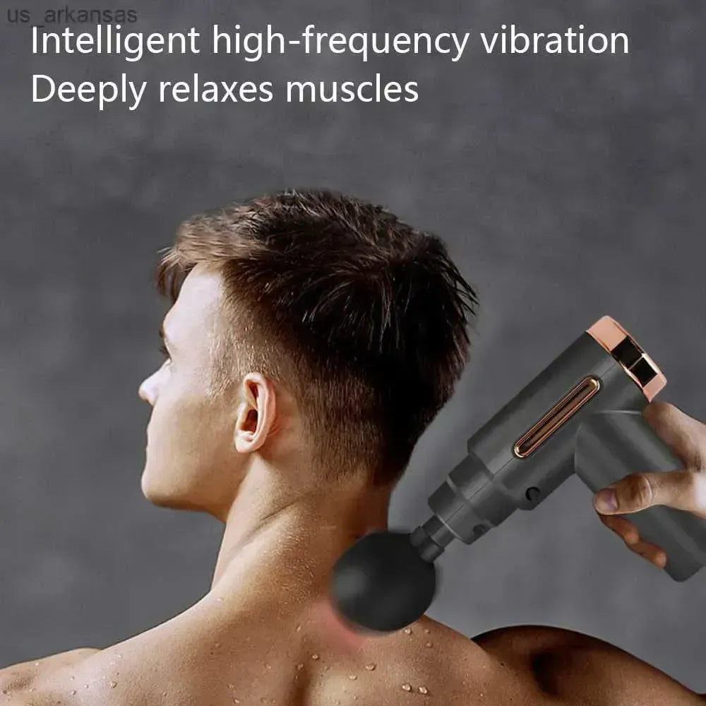 Premium 4-in-1 Deep Tissue Massage Gun – 6 Speed Percussion Muscle Massager for Neck, Back, Shoulder & Wrist Pain Relief