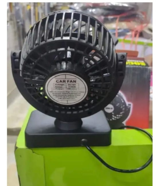 SOGO 12V Car Dashboard Fan – Single Head Portable Cooling Fan with Cigarette Lighter Plug (Corded)