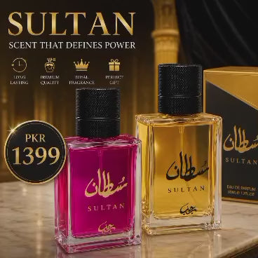 Sultan Premium Long-Lasting Eau de Parfum 50ml – Pink